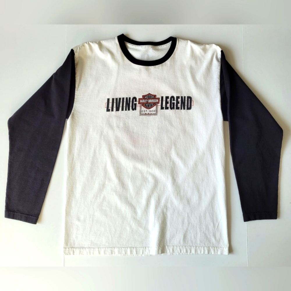 Harley Davidson Men's Long Sleeve Tee L Los Angeles CA